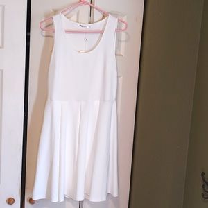 Ivory White Mark, fit and flare dress, size L,  NWT